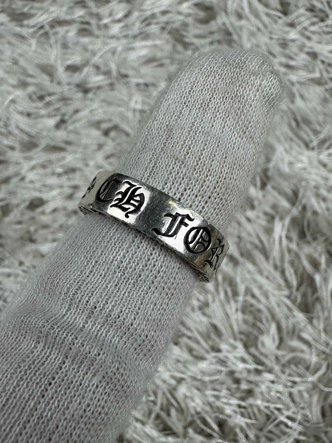 [US 7] 백화점판 정품 크롬하츠 포에버링 6mm 상품이미지3