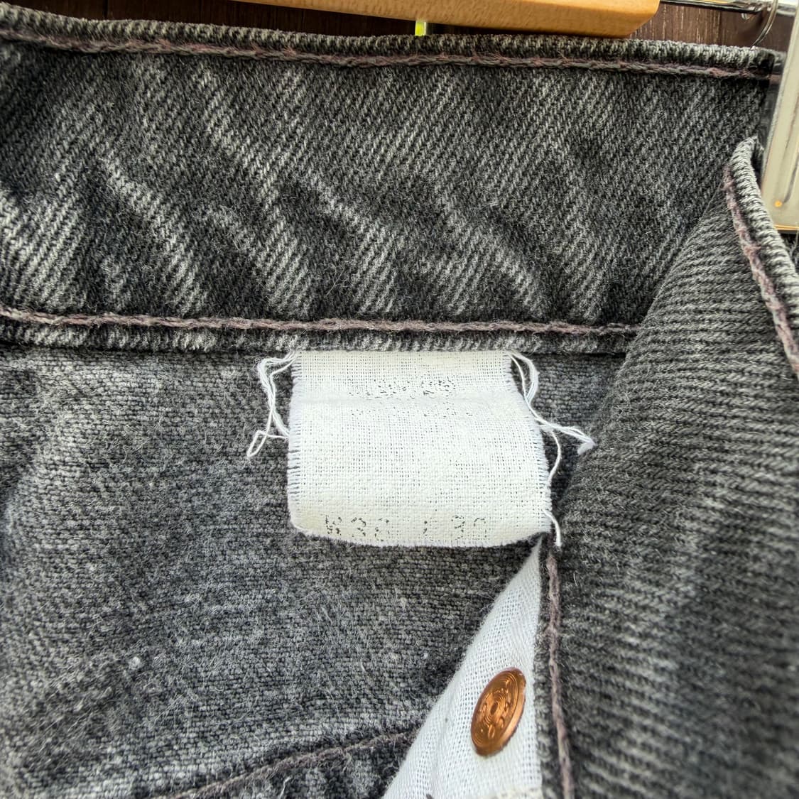 90s Vintage USA Levis 517 W36 L30 Black 상품이미지9
