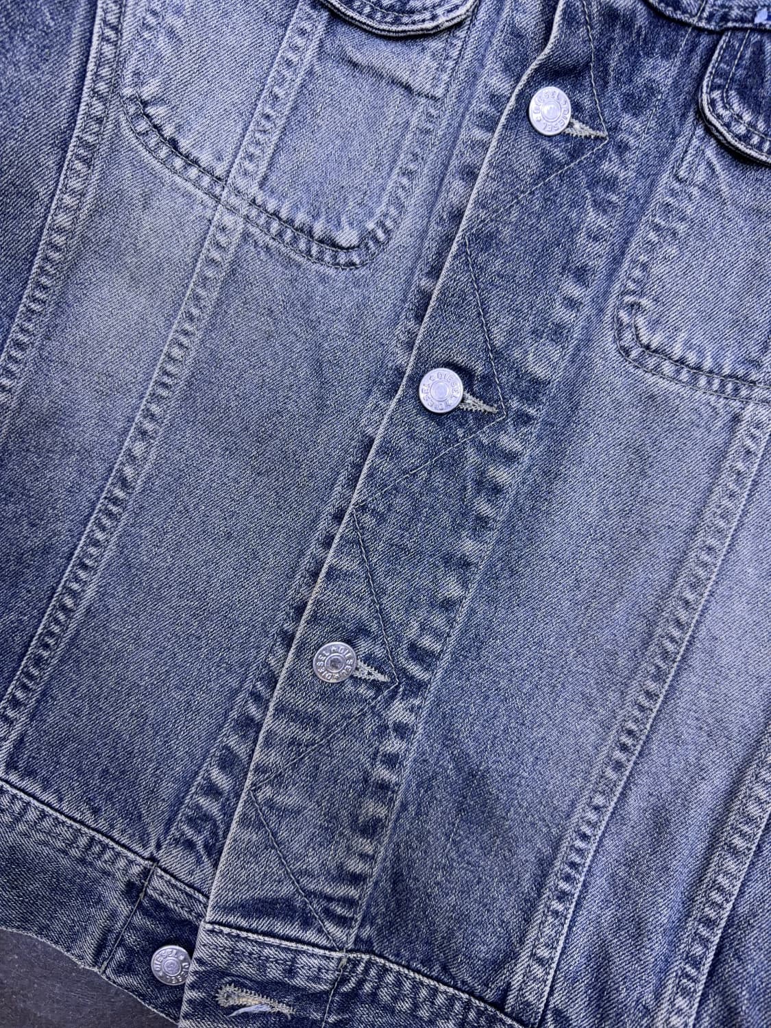 디젤 빈티지 워싱 데님자켓 청자켓 S 상품이미지5