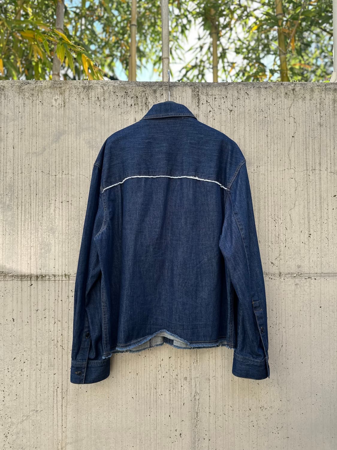 COOR 컷오프 데님 셔츠 상품이미지2