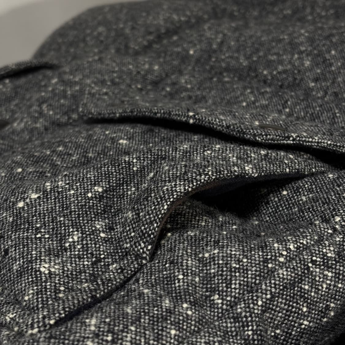 L) 꼼데가르송 옴므 울 트위드 다운 자켓 상품이미지5