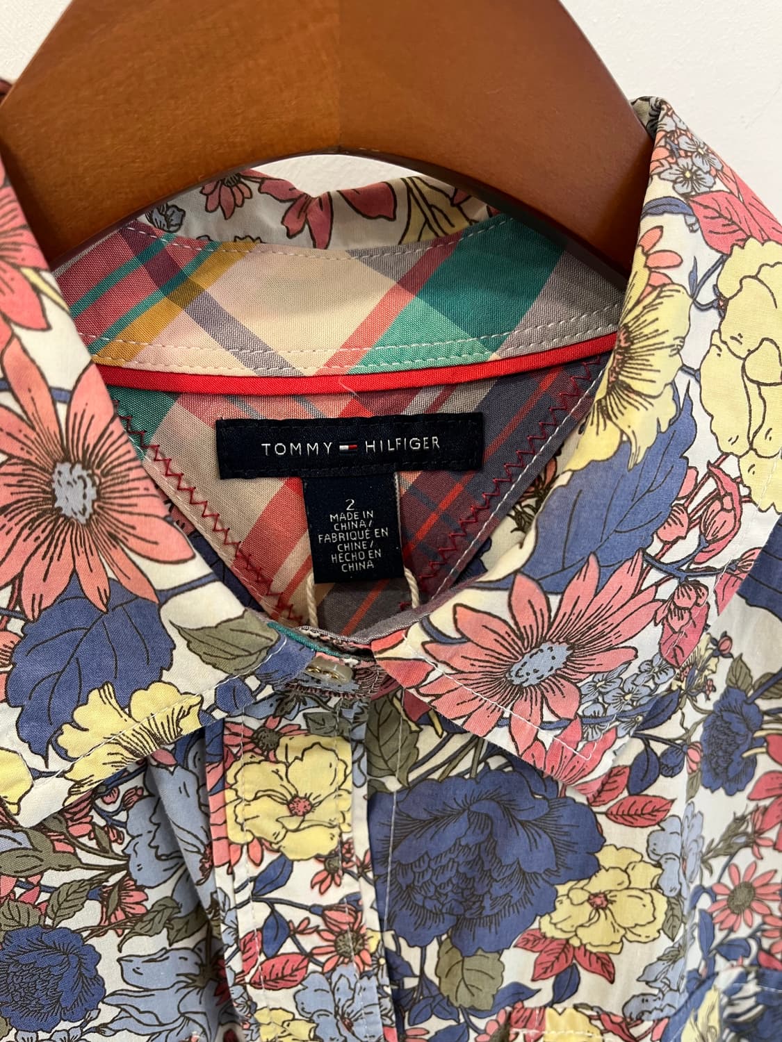 타미힐피거 플로럴 가든 셔츠 원피스 (상태 최상) 상품이미지3