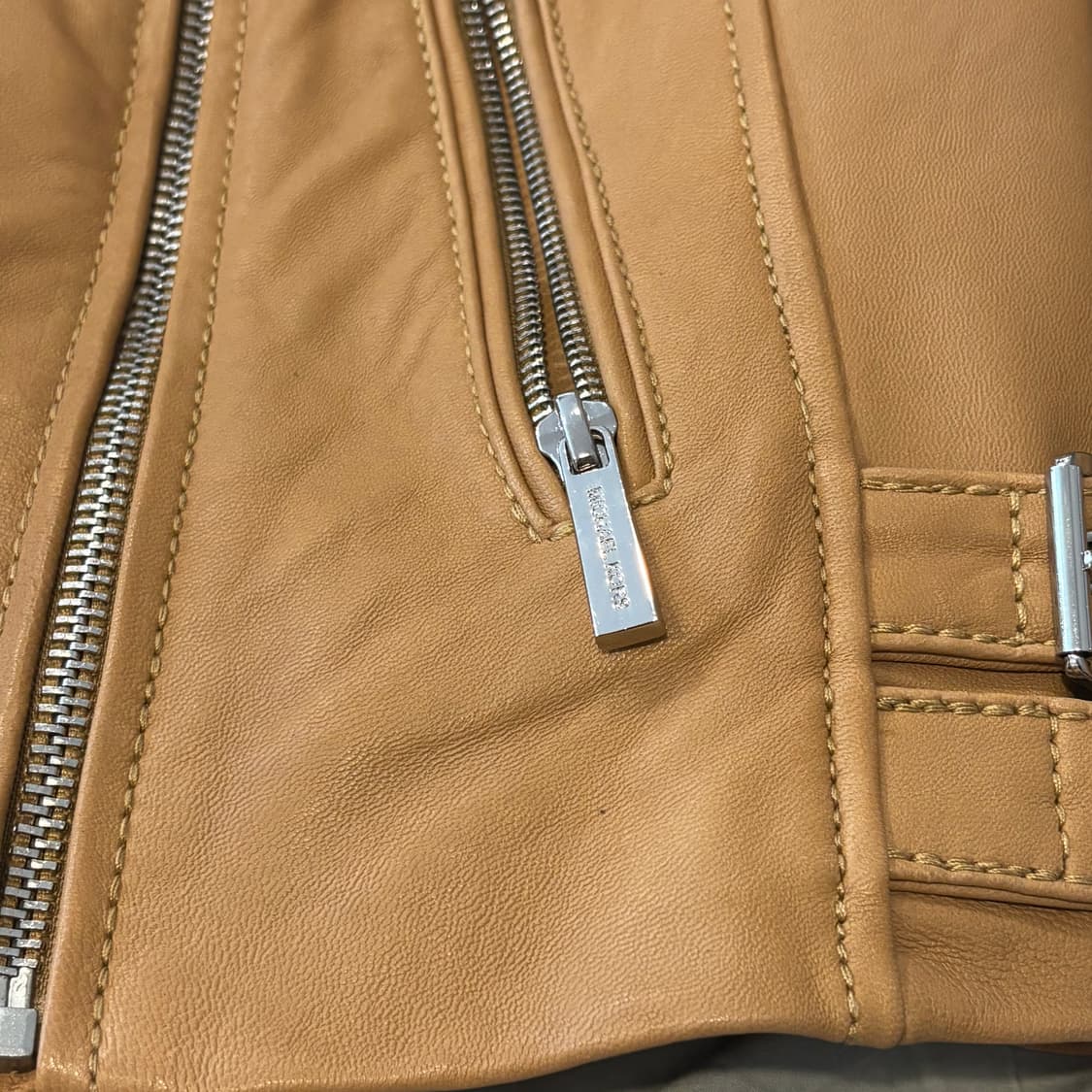 마이클코어스 레더 라이더 자켓 s 상품이미지4