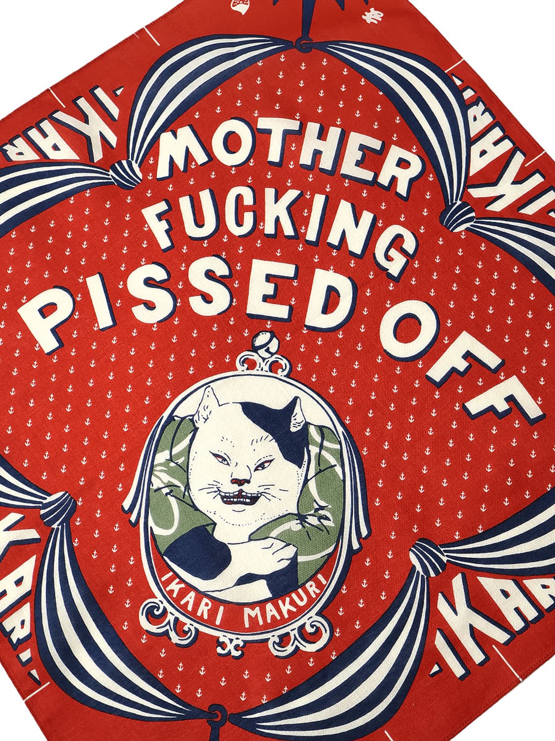 캐피탈 컬러드 반다나 앵그리 레드 EK-645 상품이미지3