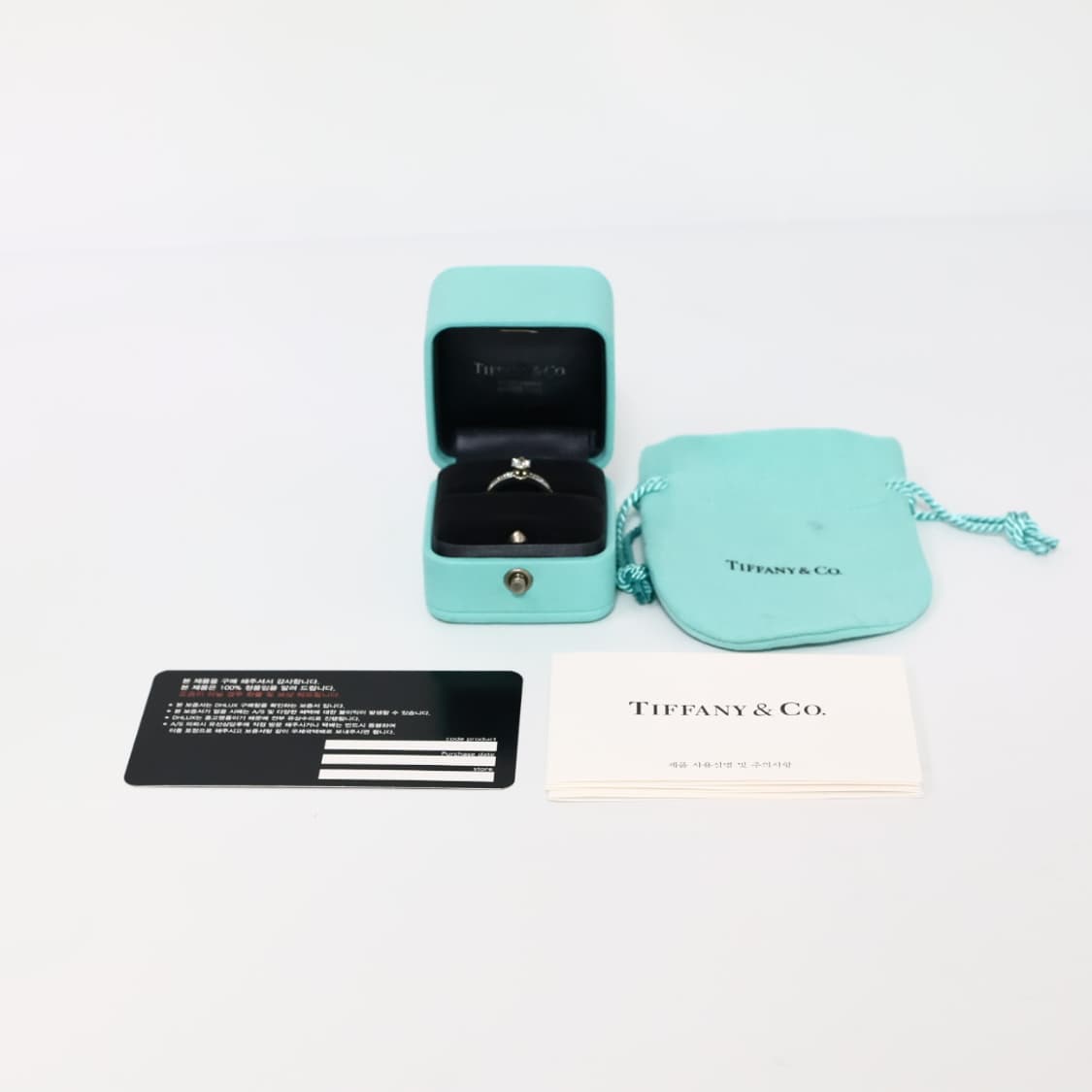 티파니앤코 솔리테어 하프 세팅 다이아몬드 반지 0.31ct 한국 5호 상품이미지8