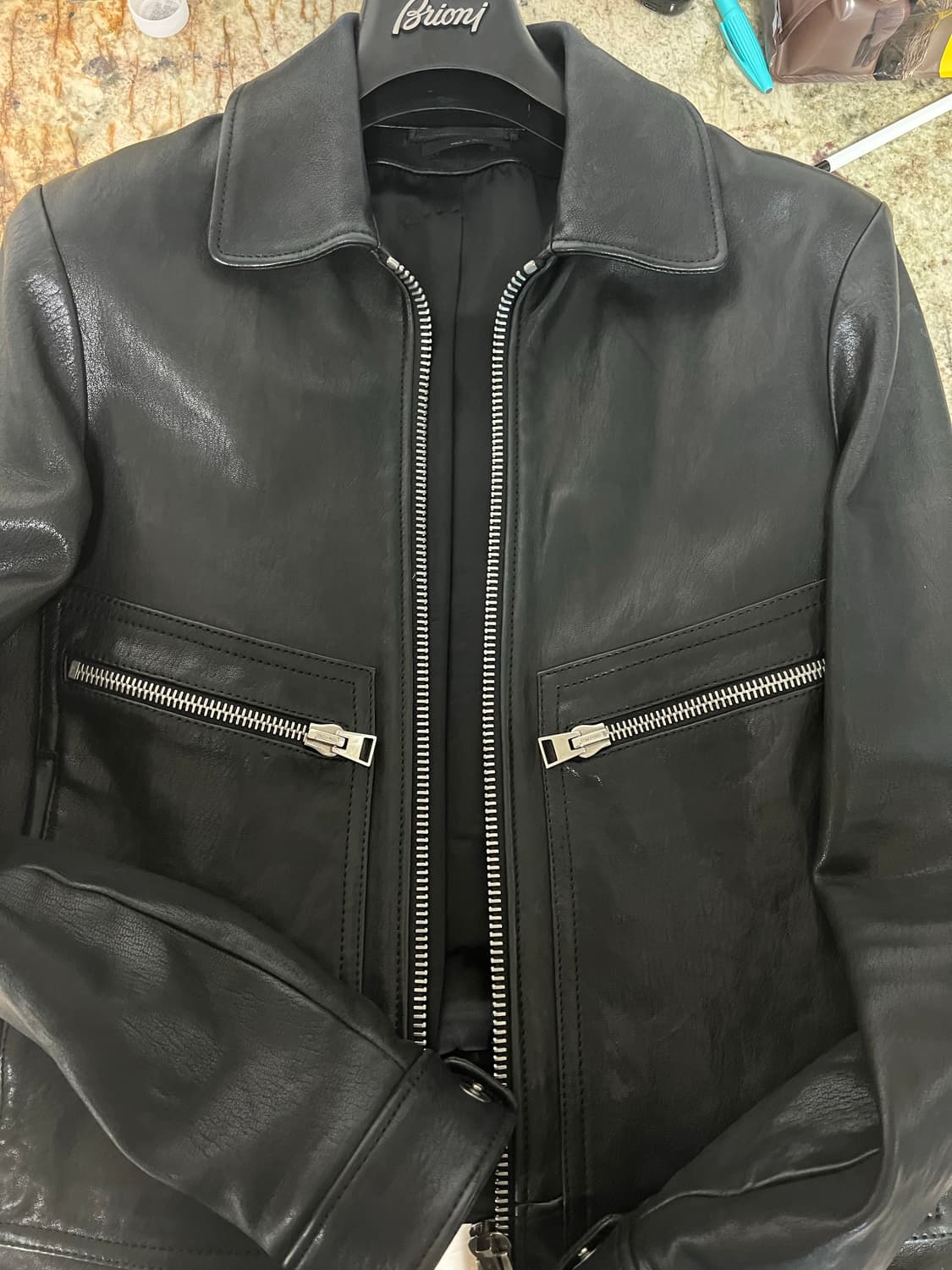 톰포드 가죽자켓 상품이미지1