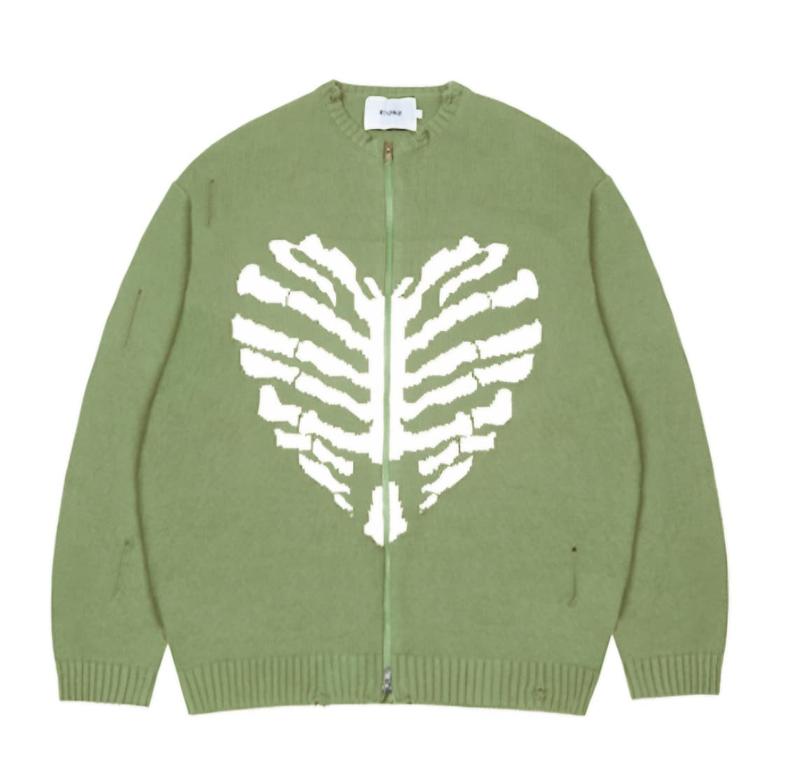 엑스톤즈 니트 집업 판매합니다 상품이미지1