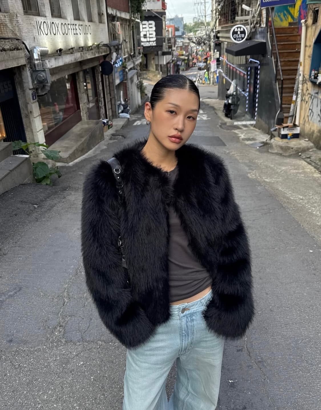 Ordes 오데스 AMELIA 퍼 자켓 상품이미지2