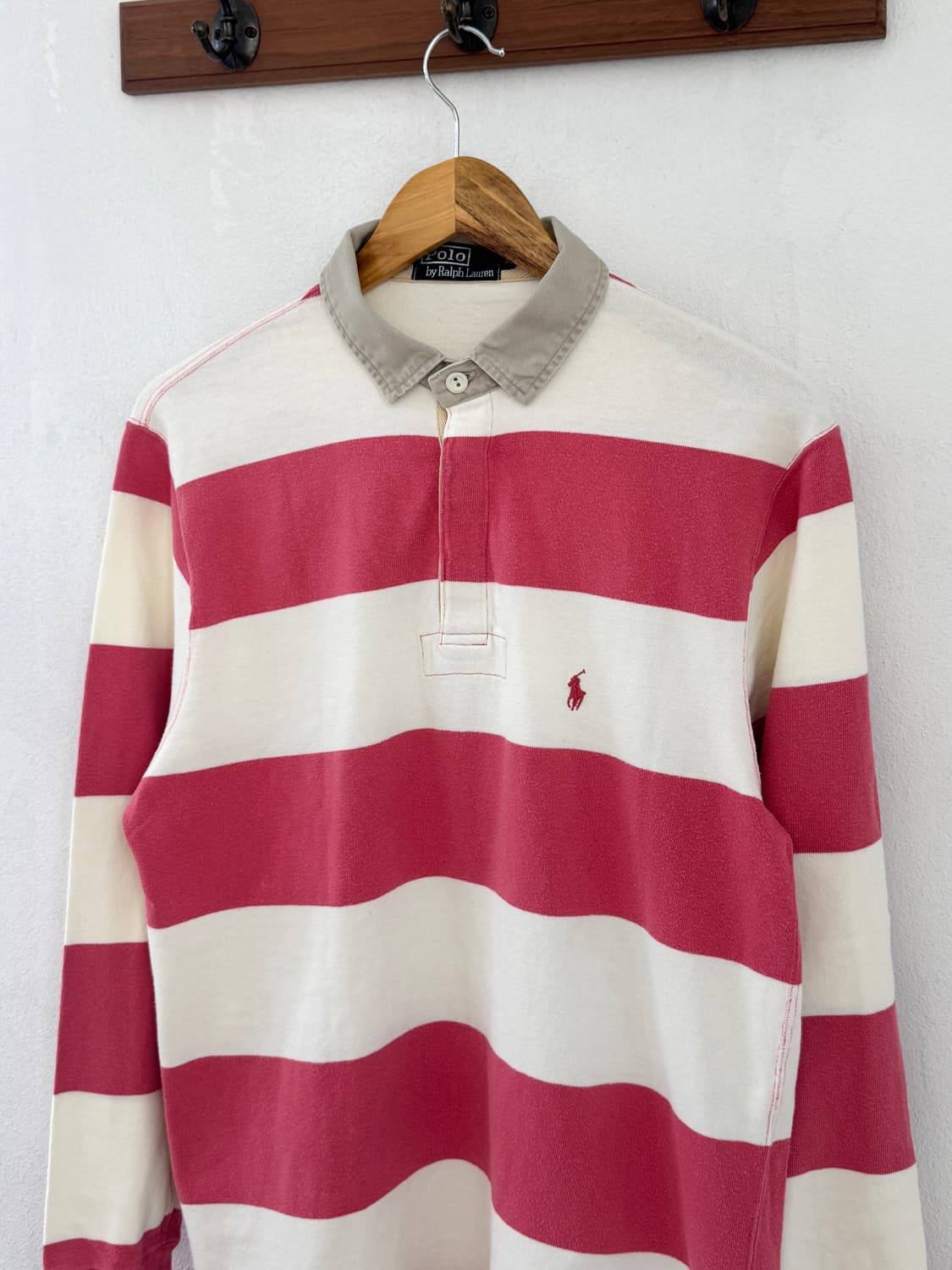 폴로 핑크 럭비티 상품이미지1