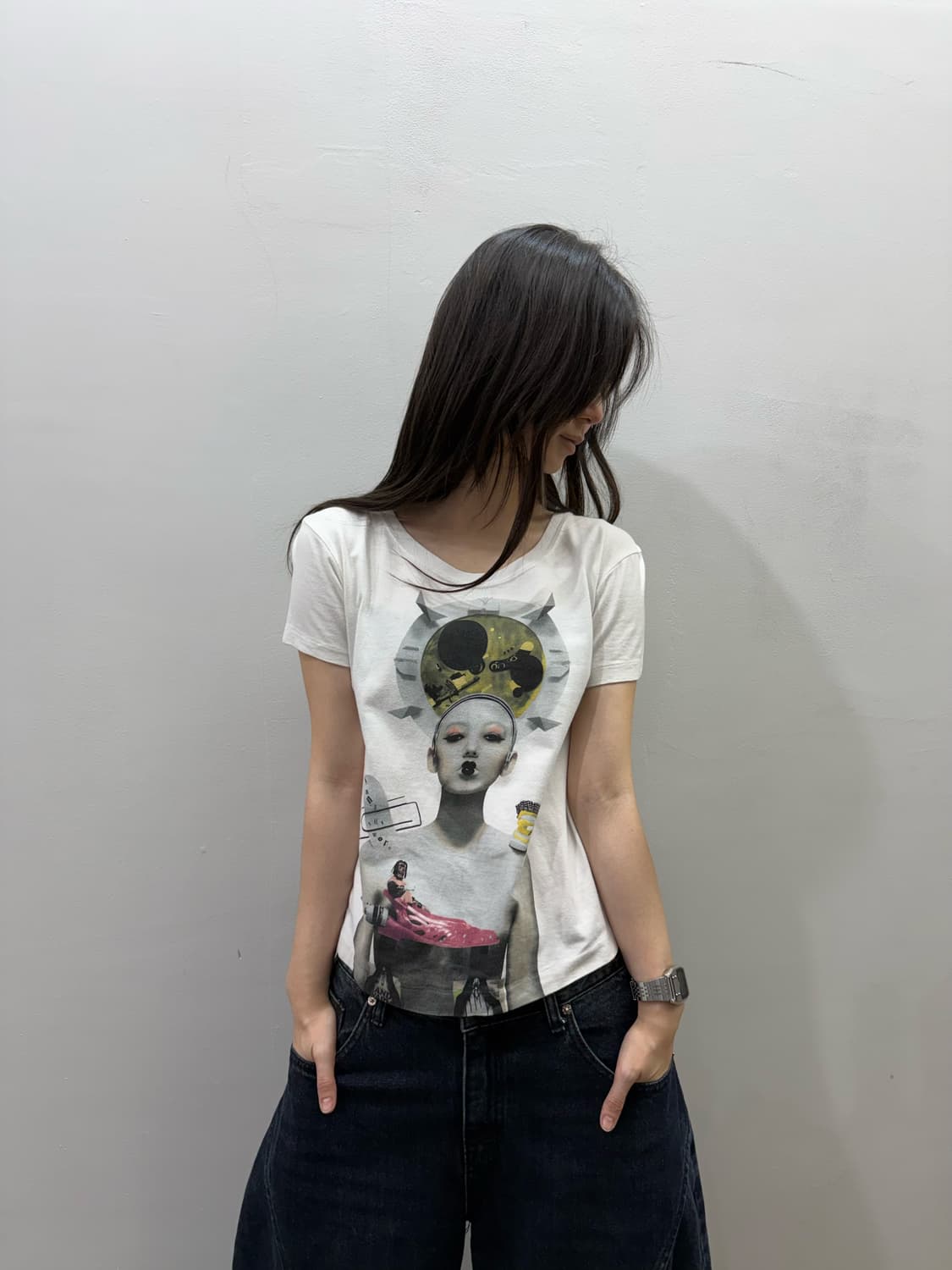 준지 x 알렉스앤펠릭스 그래픽 아트워크 티셔츠 상품이미지7