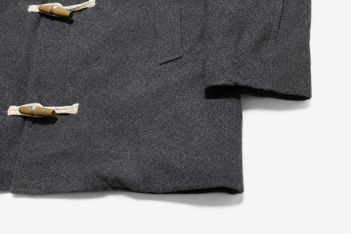 JPN 일본 빈티지 GAP 울 블렌드 멜톤 후드 더플코트 떡볶이코트 M 상품이미지5