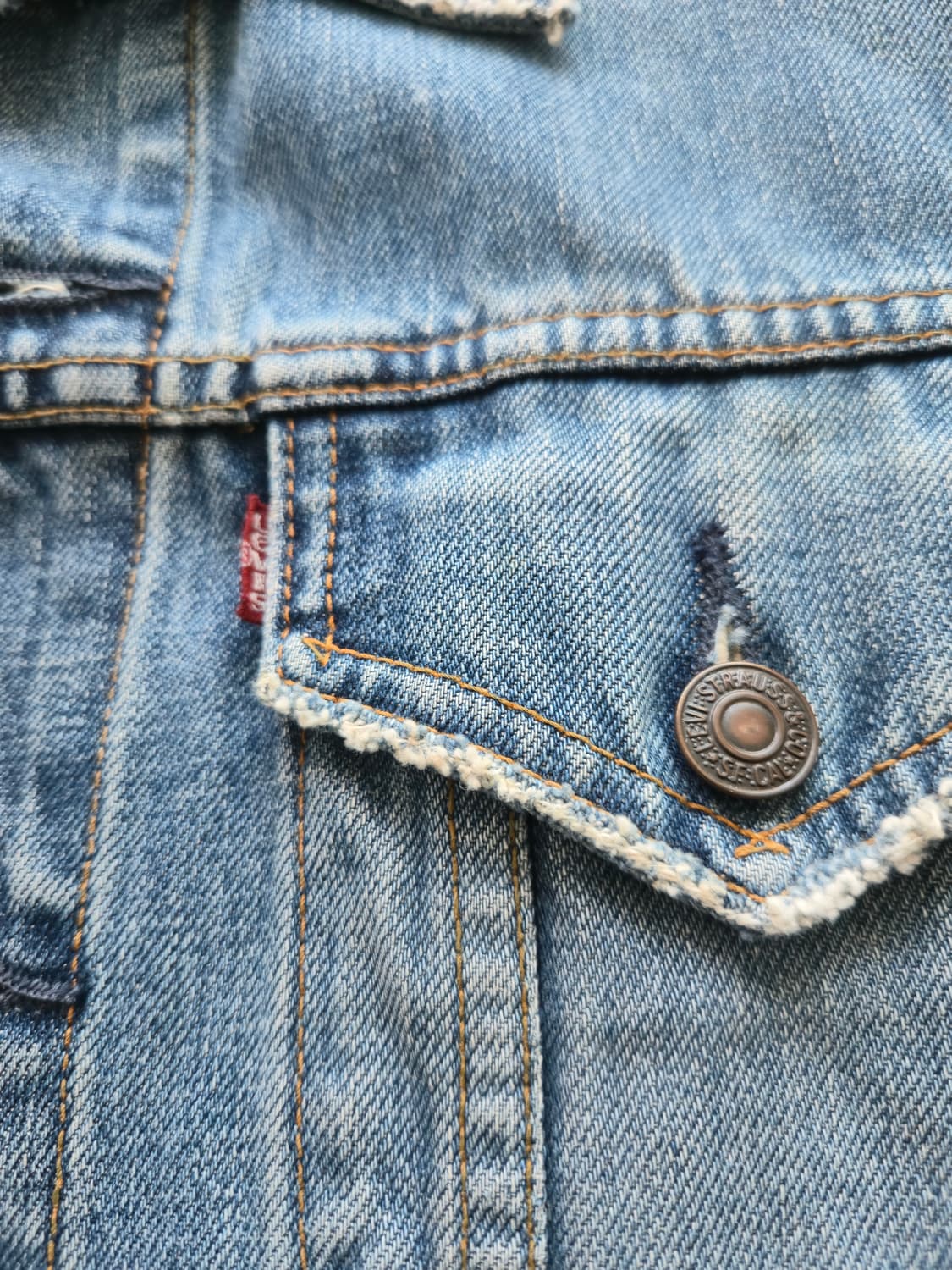 리바이스 타입3 오리지널 청자켓 M 상품이미지3