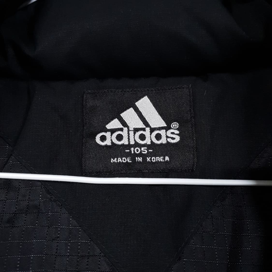 실측 2XL) 아디다스 올드스쿨 트레포일 블랙 올드스쿨 덕다운 패딩 점퍼 상품이미지7