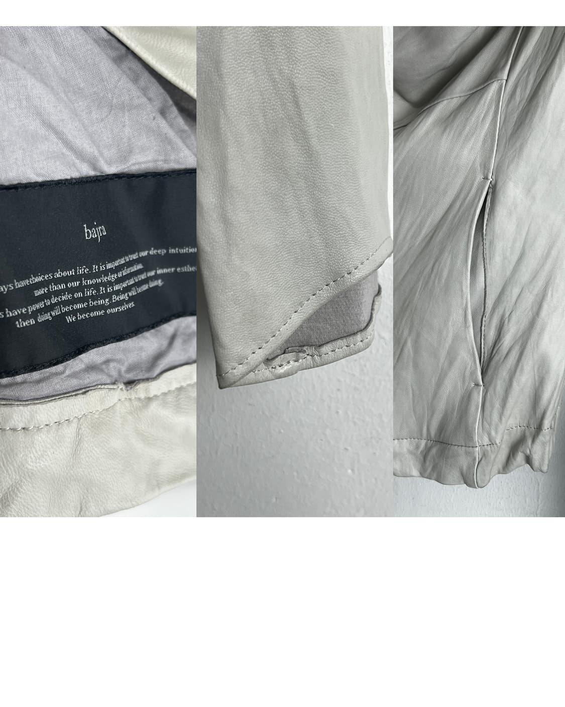 (예약) 바즈라 (Bajra) LAMB LEATHER JACKET 상품이미지8