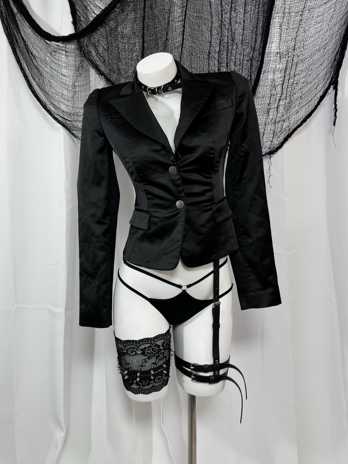 satin blazer 상품이미지1