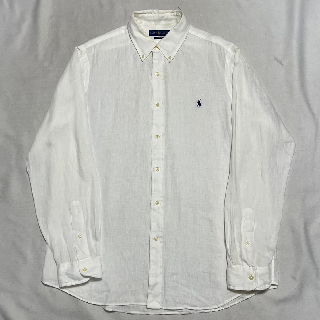 L 폴로랄프로렌 화이트 린넨 셔츠 상품이미지2