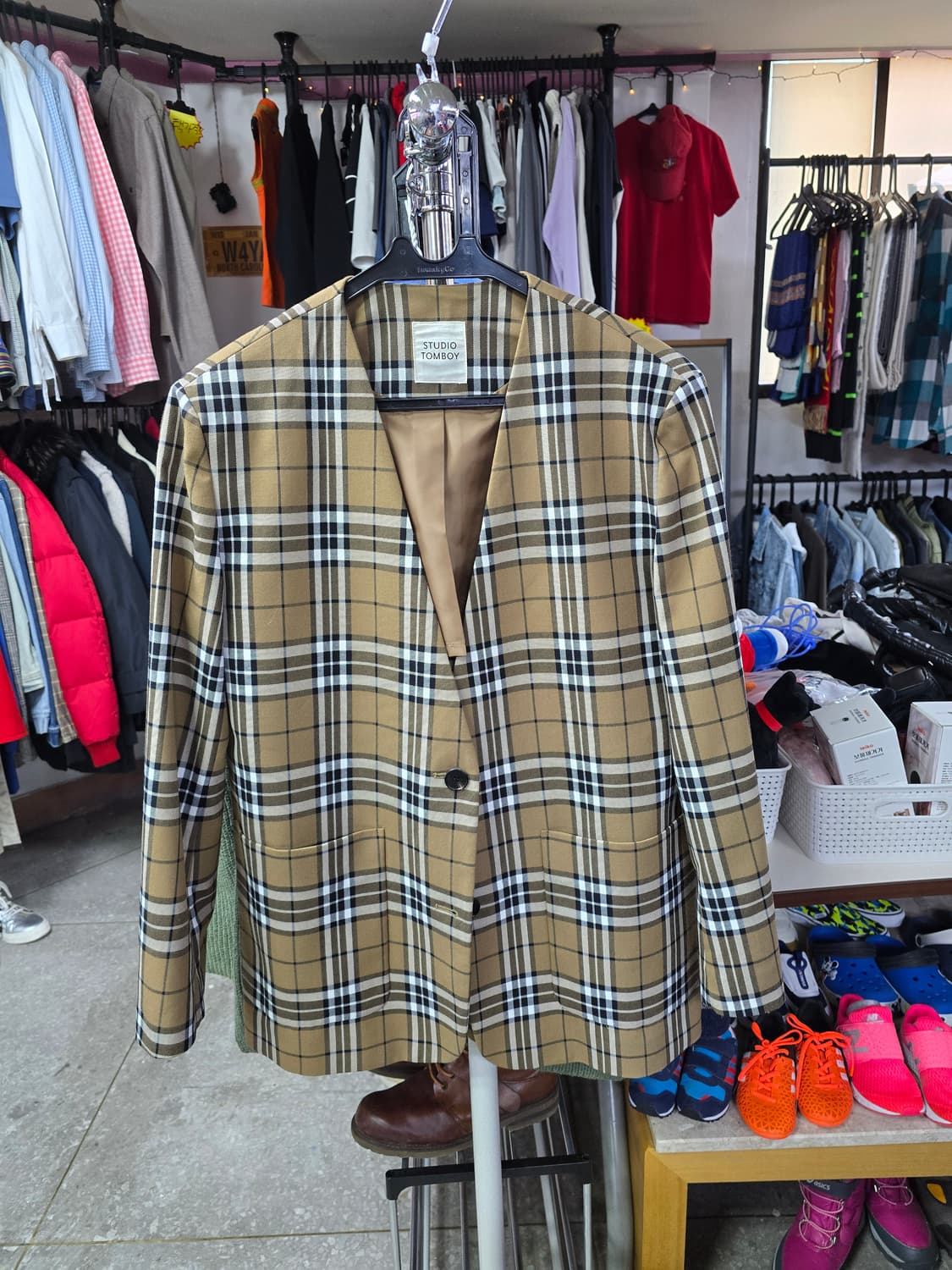 스튜디오톰보이 체크 자켓 (1418) 상품이미지1