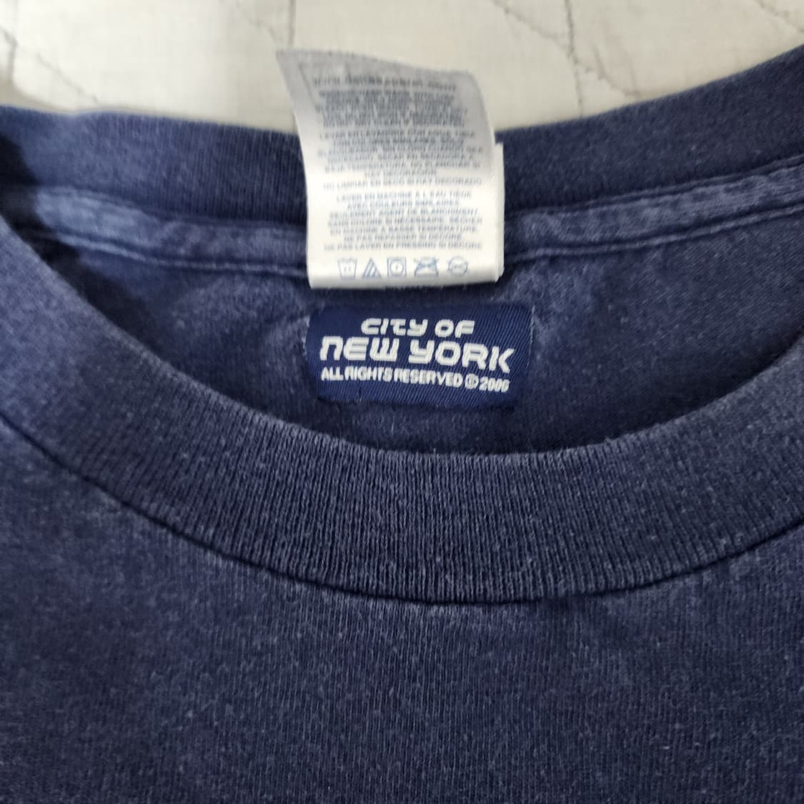 [XL] 00s 빈티지 NYPD 네이비 롱슬리브 상품이미지6