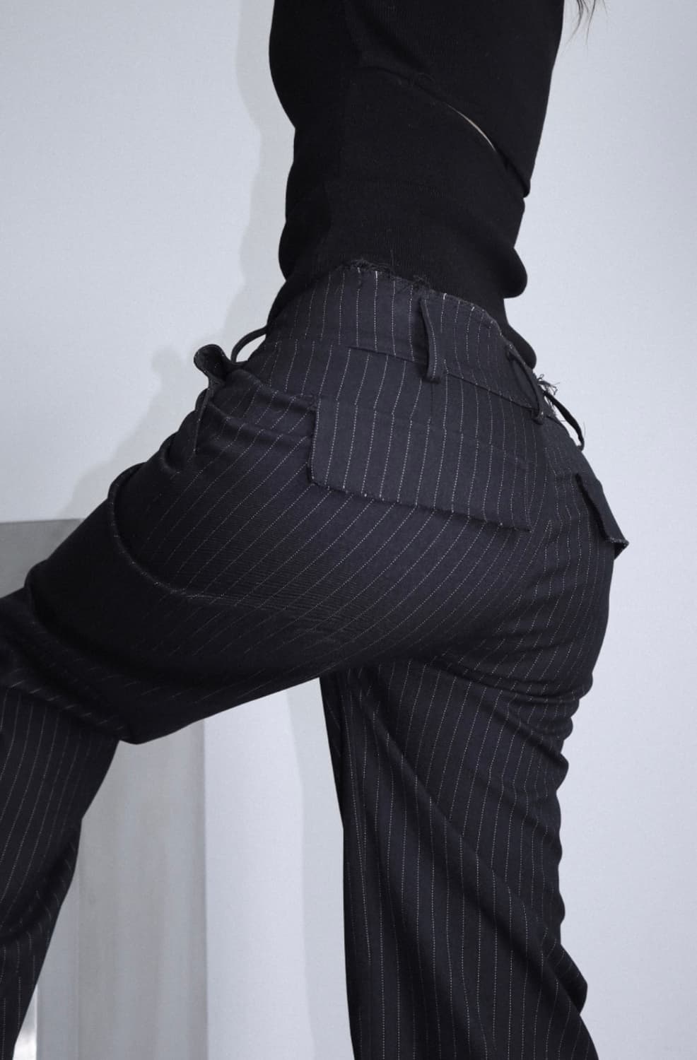 클라따 pinter low slacks, 슬랙스 black M 상품이미지2