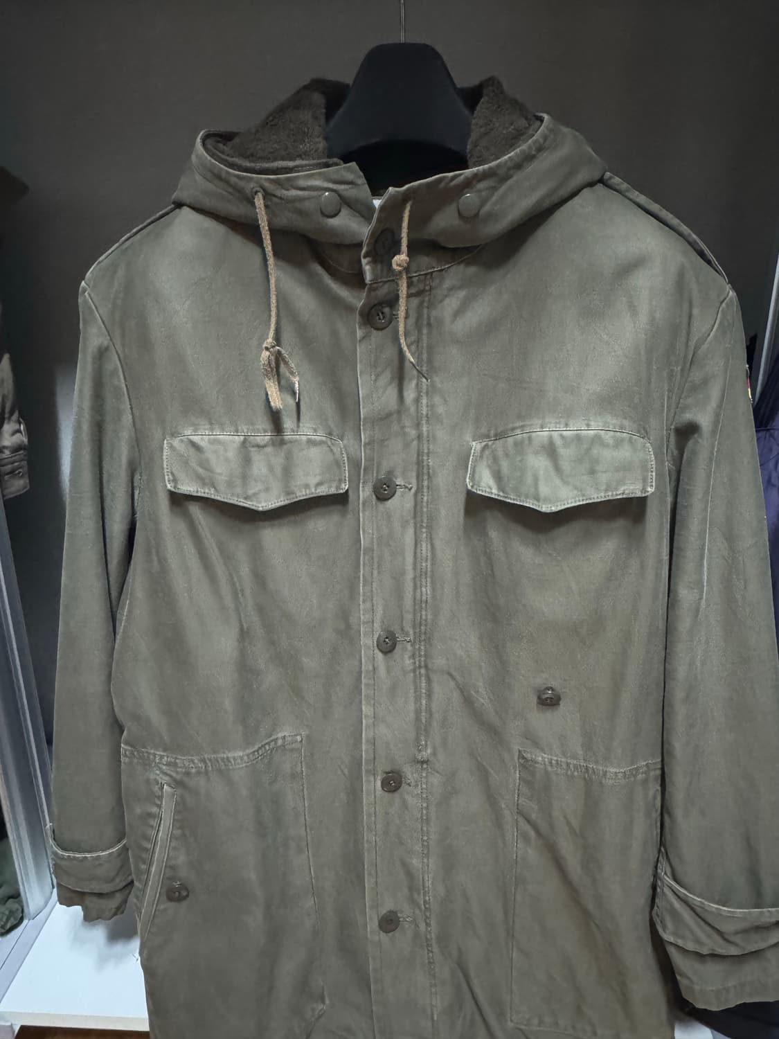 80s 독일군 밀리터리 파카 상품이미지1