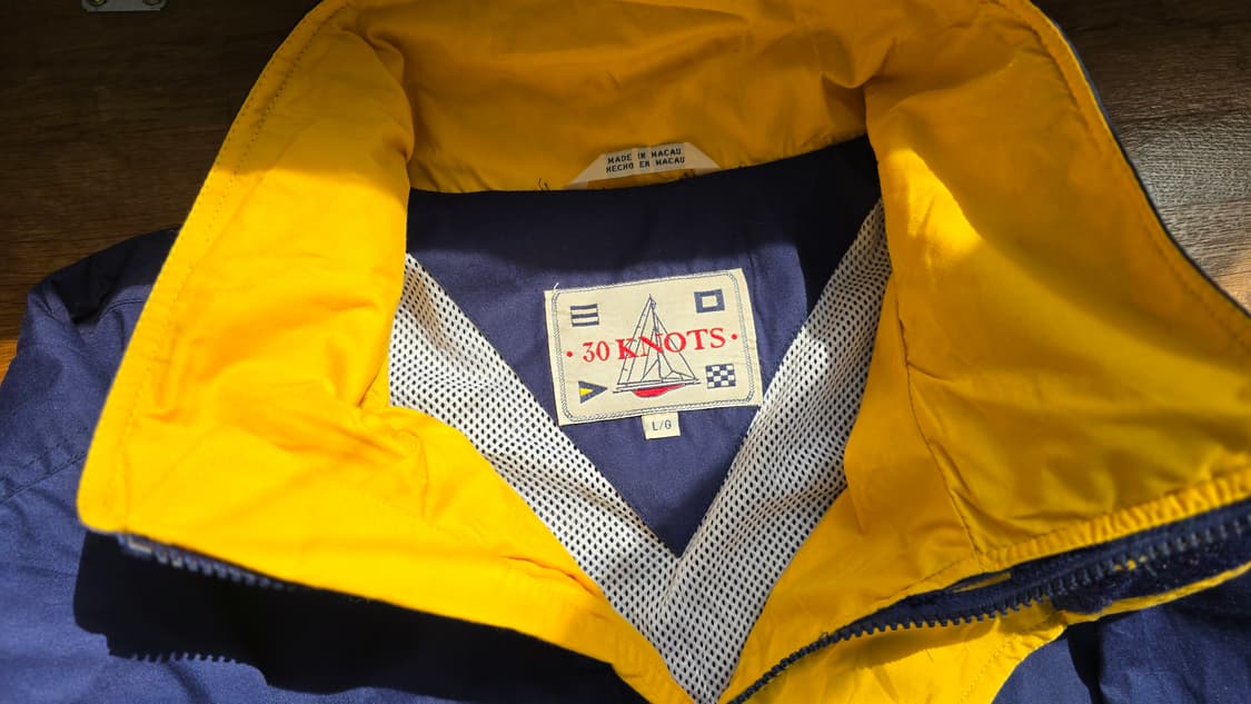 빈티지 블루종 점퍼 자켓 Made In Macau  상품이미지6