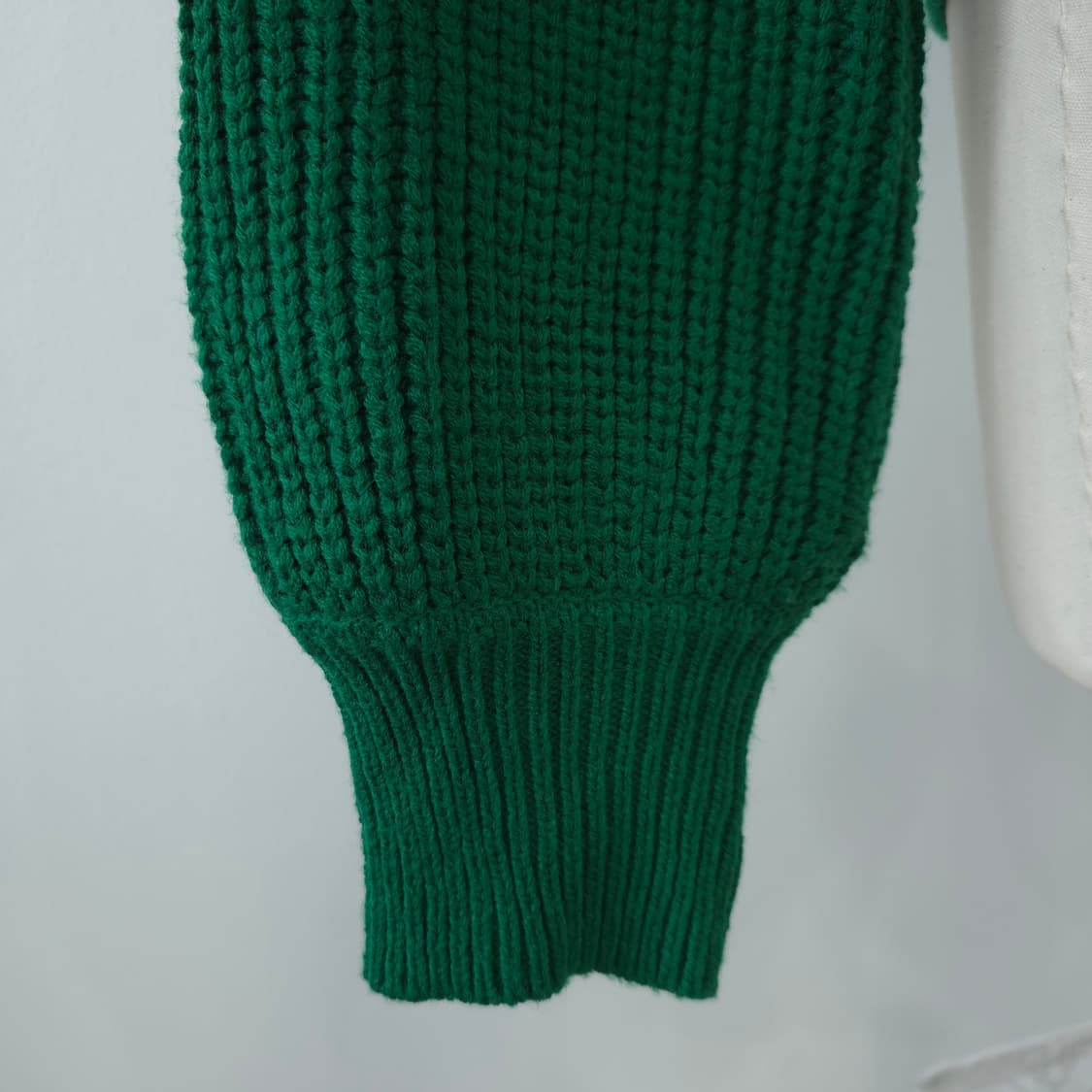 GRL그린 와이드카라 벌룬 니트 가디건 상품이미지9