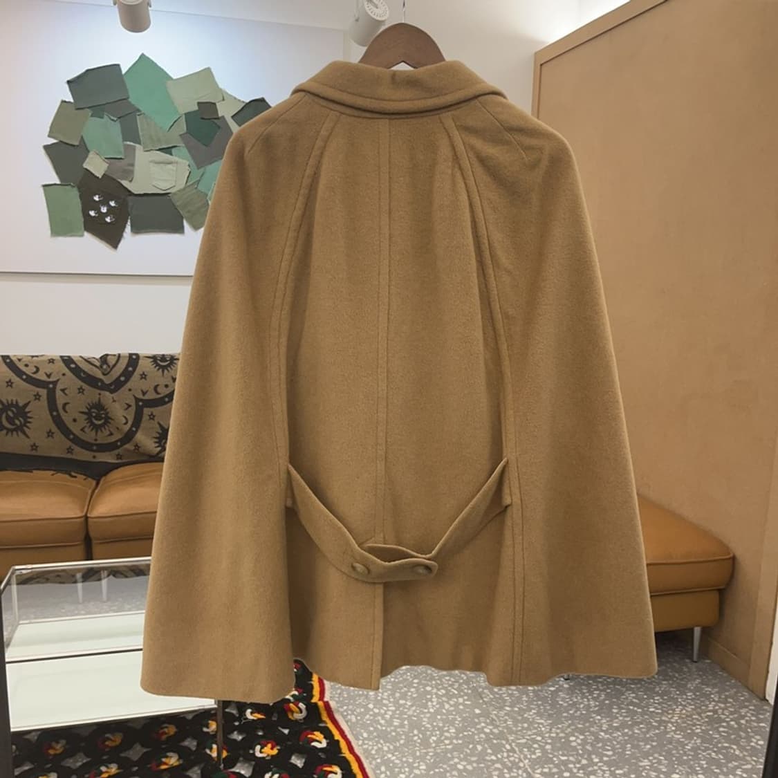 폴로 랄프로렌 모리 낙타털 모직 망토 케이프 코트 M C08042 상품이미지4