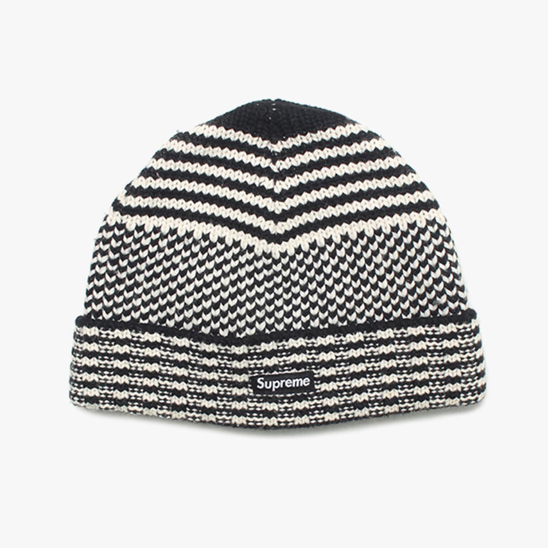  SUPREME "Black White Beanie" 상품이미지1