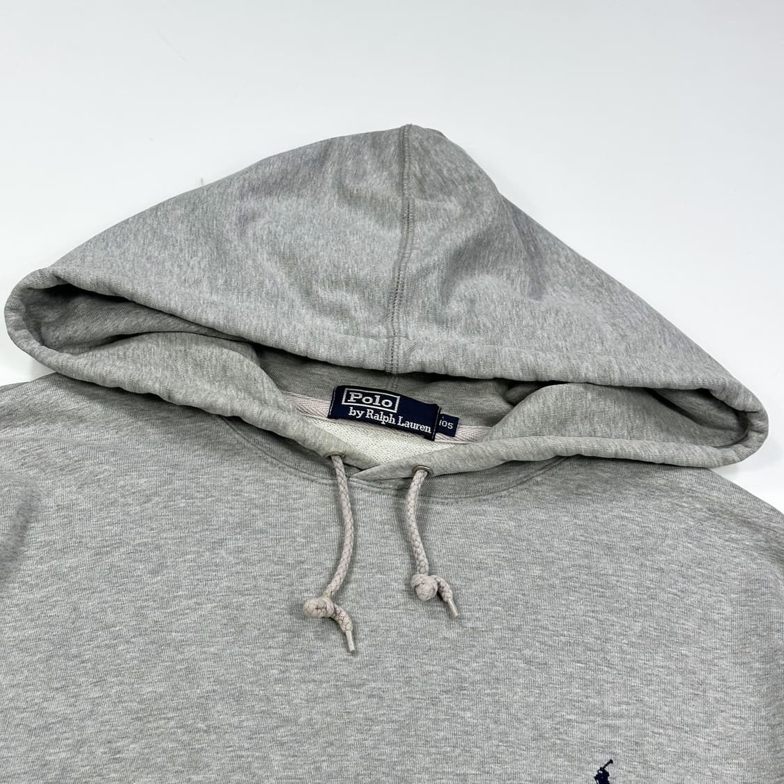 폴로 랄프로렌 포니 레트로 그레이 후드티 (실측 XXL) 상품이미지3