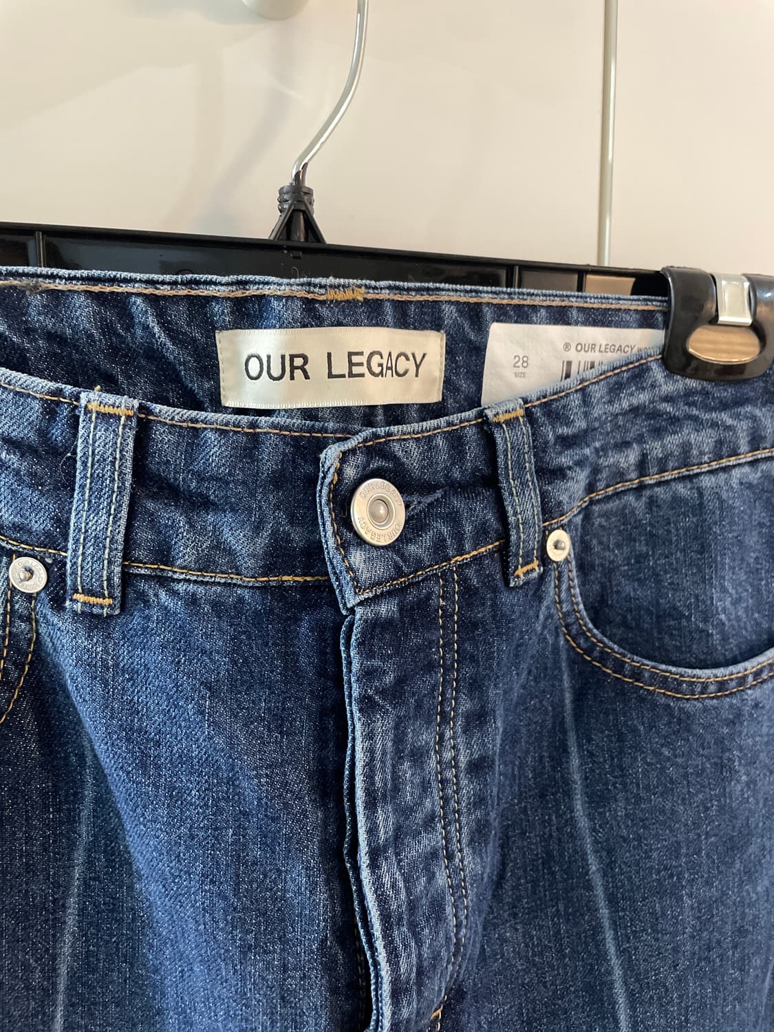 OUR LEGACY Washed Denim Pants 상품이미지3