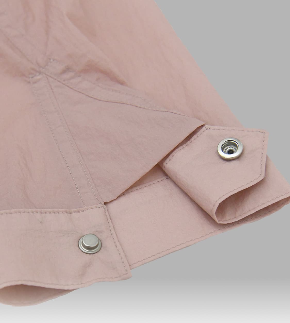 커브드 지퍼 바람막이 핑크 CURVED ZIPPER WINDBREAKER 상품이미지6