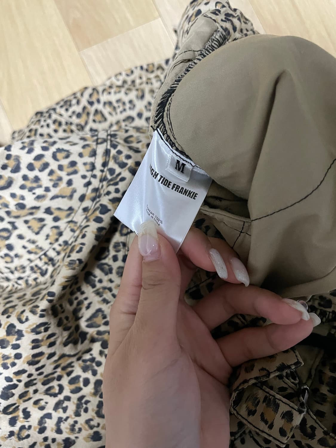 하이타이드프랭키 포켓 카고팬츠 레오파드 M사이즈 상품이미지7