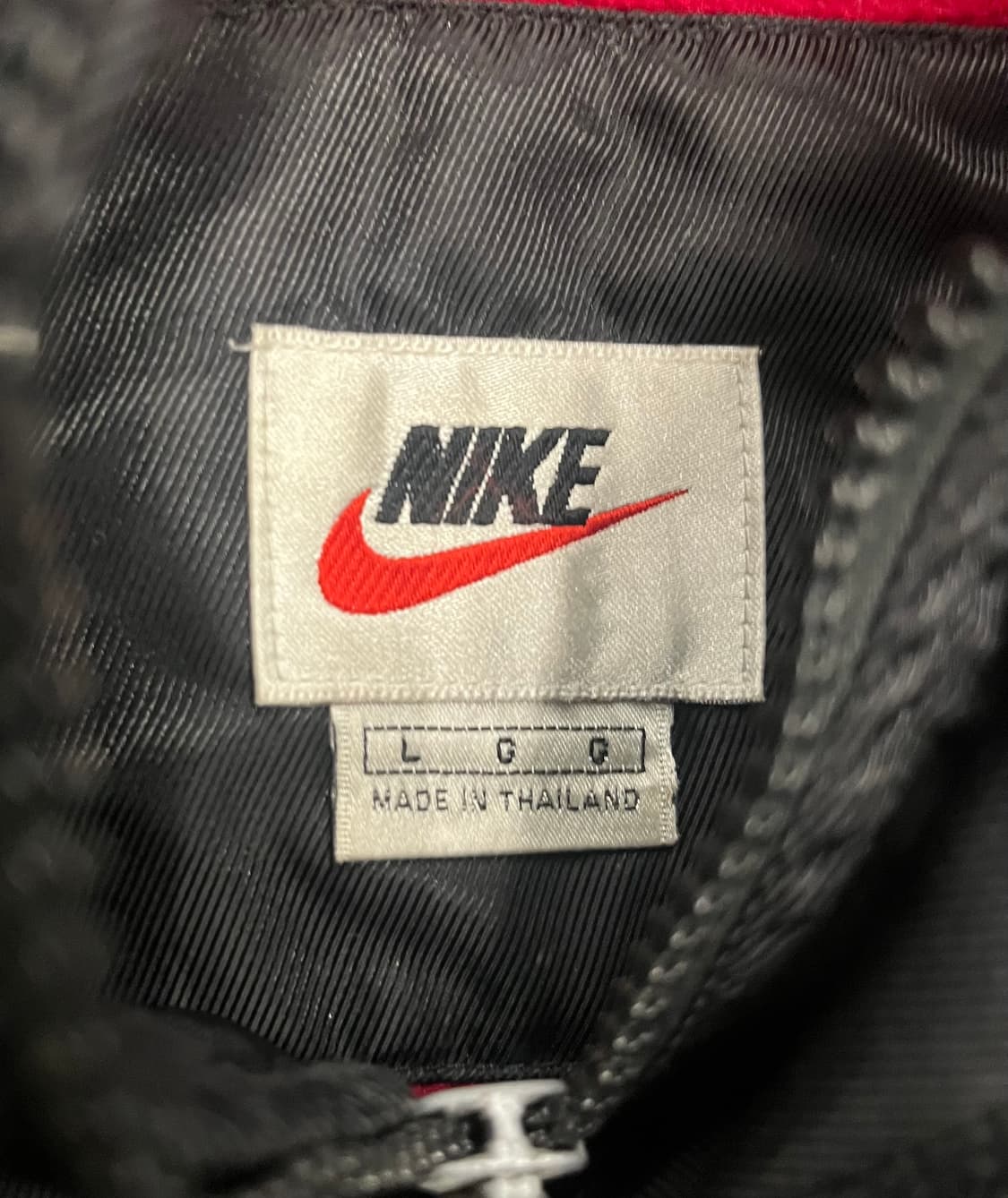 90s 나이키 블랙/레드 아노락 자켓 상품이미지7