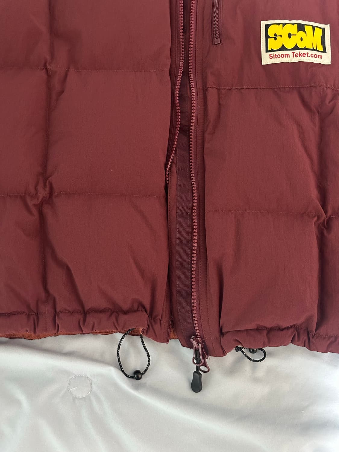 테켓 파파스 패딩 버건디 L 상품이미지5