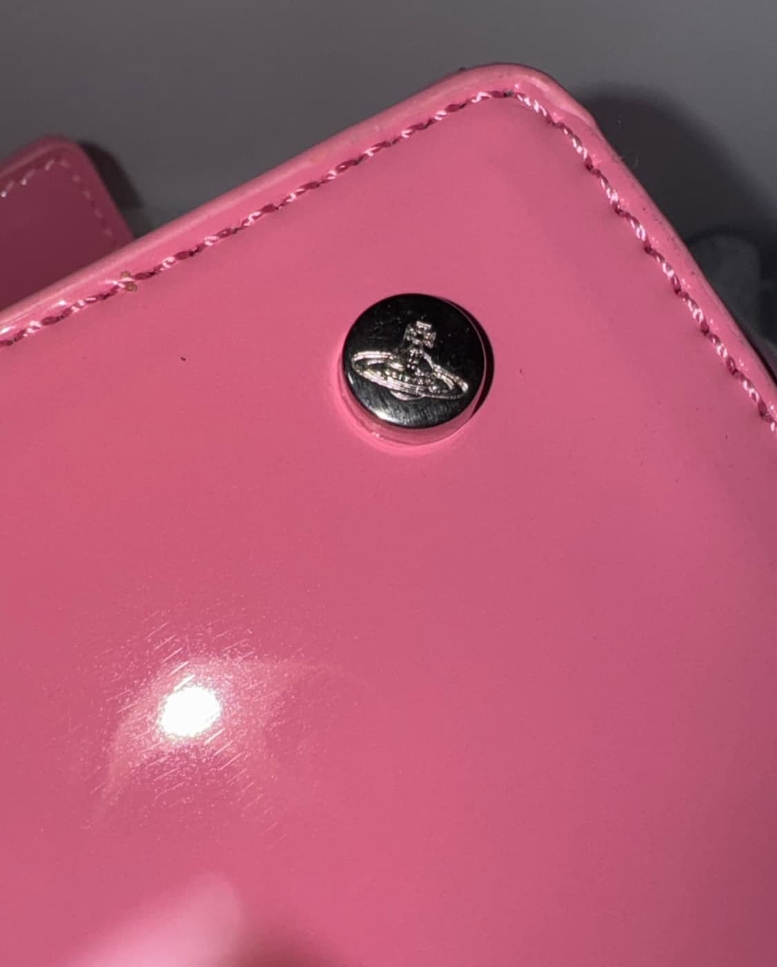 비비안웨스트우드 페이던트 핑크 숄더백 상품이미지5