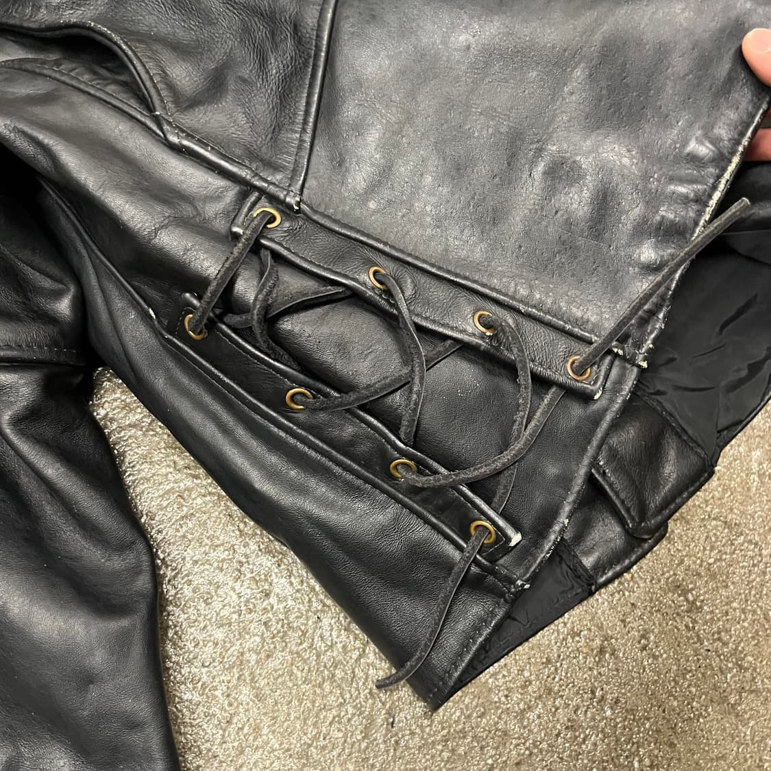 70s 빈티지 소가죽 라이더 자켓 (105) 상품이미지9