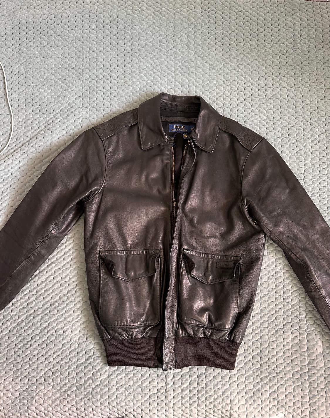 폴로 랄프로렌 A-2자켓 카우하이드 상품이미지1