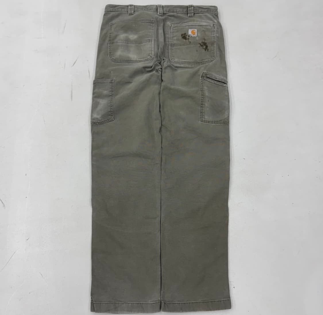 칼하트 OG 모스그린 워크 더블니 상품이미지4