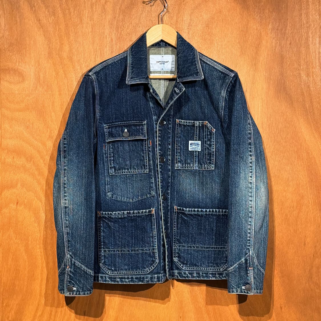 에스피오나지 데님 워크 자켓 M 커버올 상품이미지1