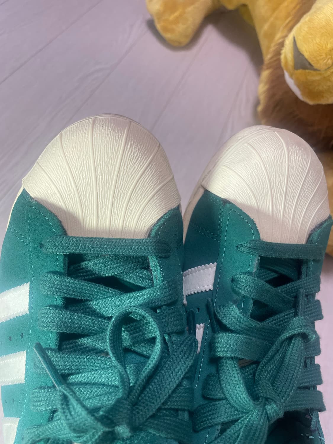 슈퍼스타 82 - 그린:오프화이트 상품이미지2