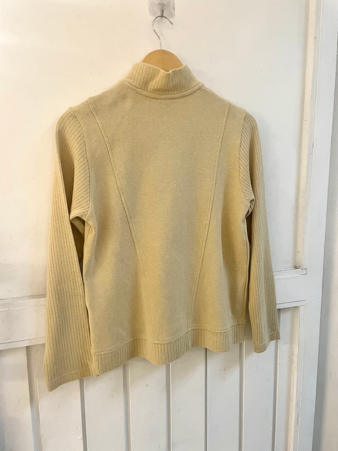 꾸레주 면 혼방 니트 반집업 쿼터집업 상품이미지3