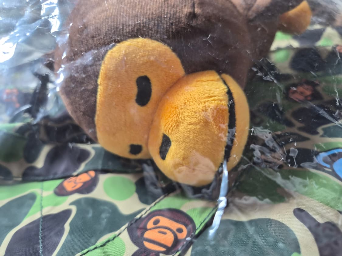 베이프 정품 베이비 마일로 플러시돌 리사이클 토트백 상품이미지2