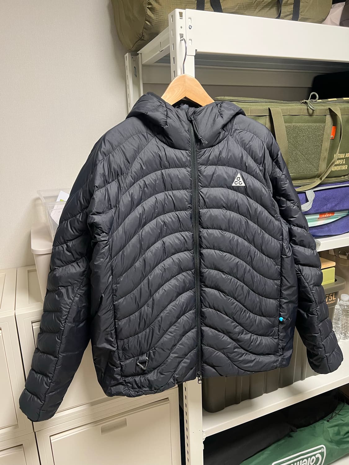 XL,블랙) 나이키 acg 라바플로우 경량패딩 상품이미지1