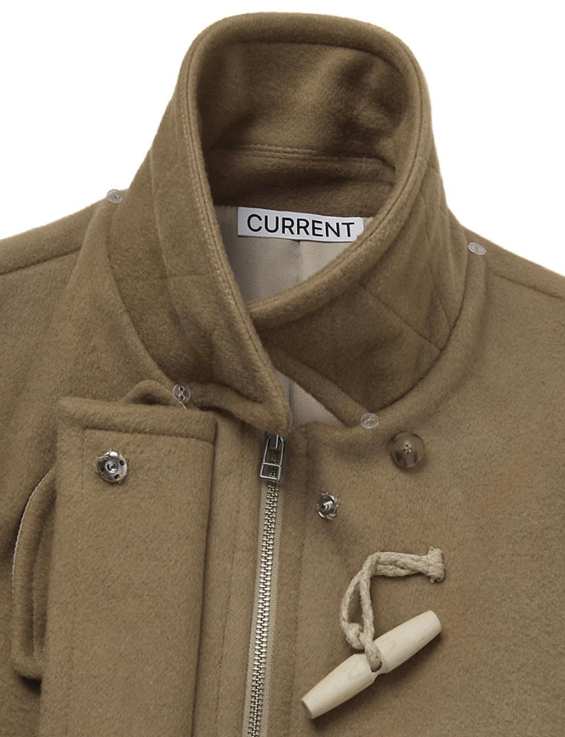 커렌트 크롭 더플코트 떡볶이코트 상품이미지5