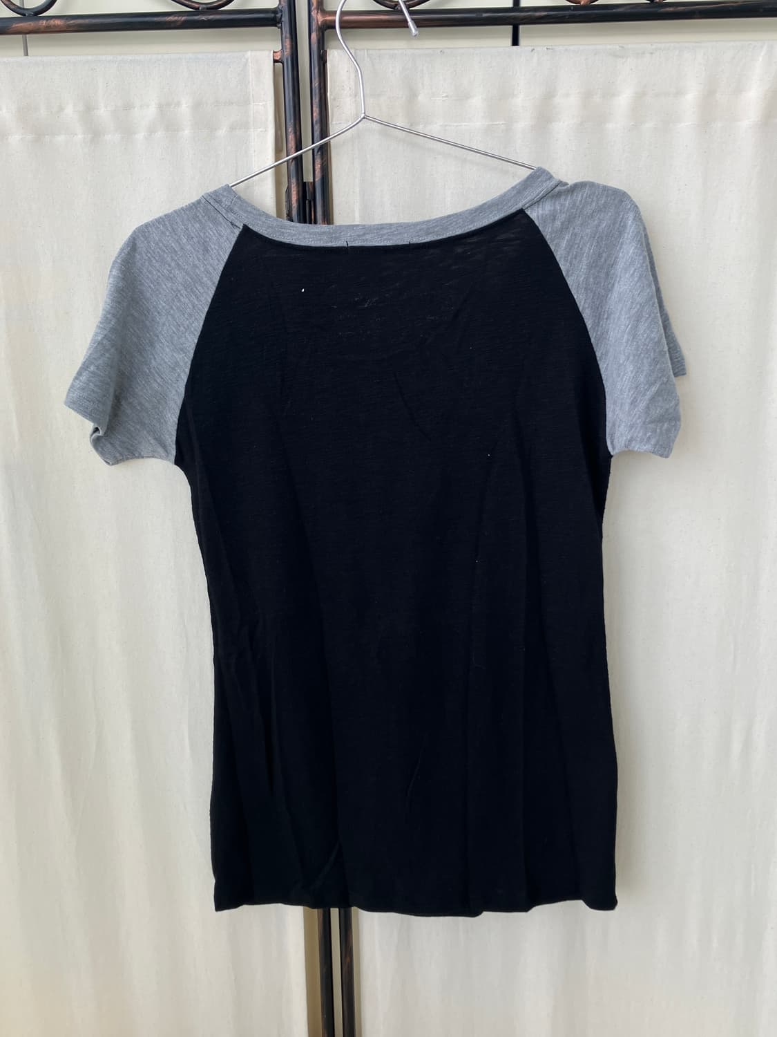 funky gyaru raglan printing half t-shirt 상품이미지5
