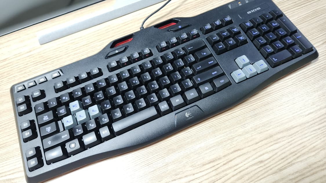 로지텍 G105 게이밍 멤브레인 키보드 급처 / 사무용 키보드 상품이미지7