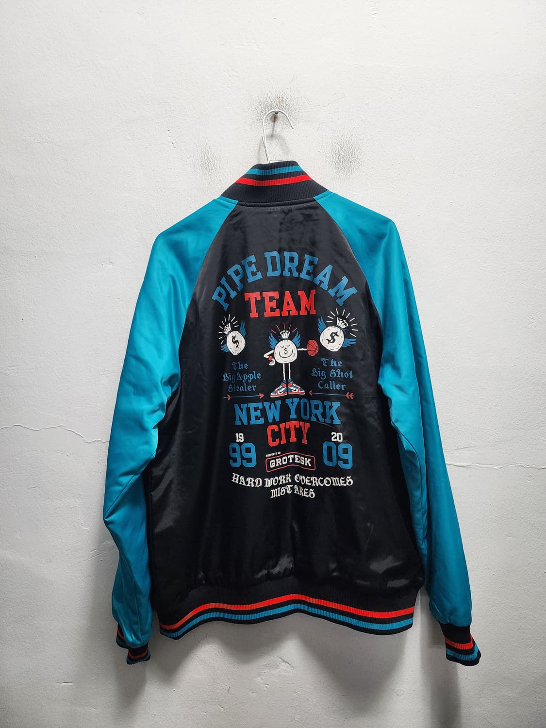 나이키 파이프 드림팀 00s NYC 바시티 자켓 상품이미지2