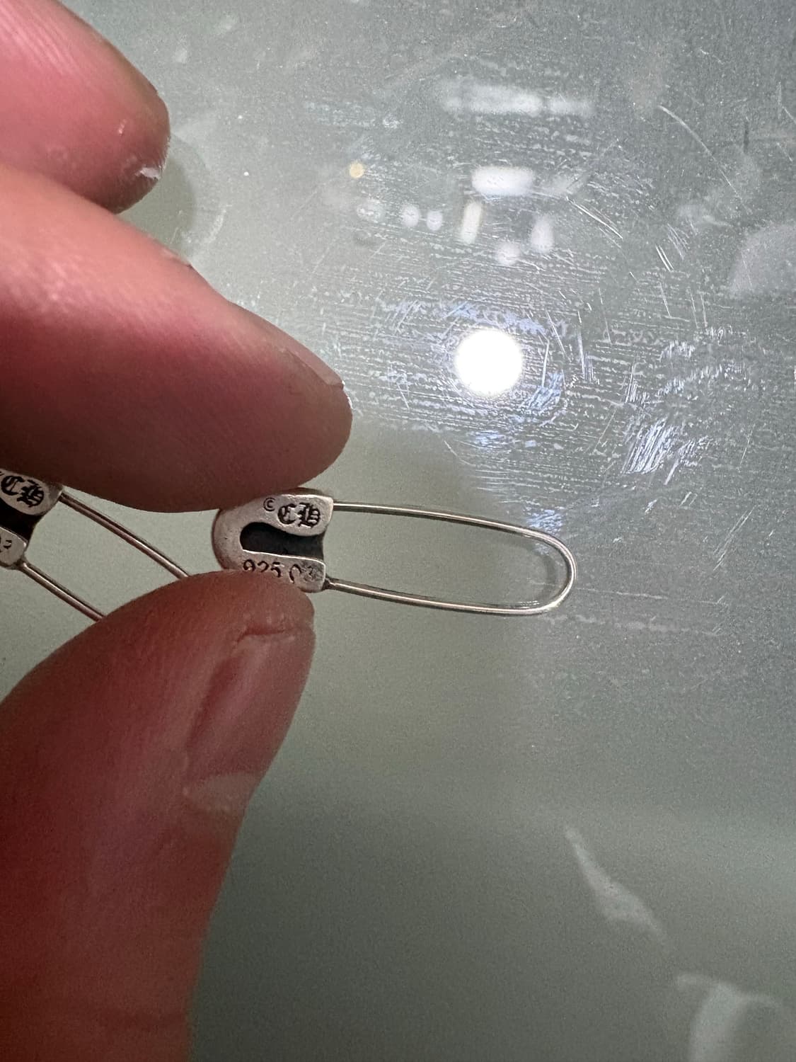 Chrome hearts 크롬하츠 세이프티 핀 귀걸이 상품이미지3