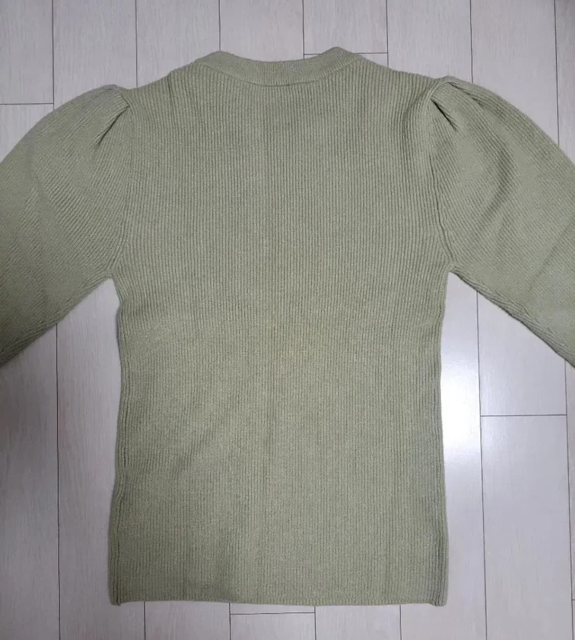 급처새상품!SOUP숲 어깨셔링 니트스웨터 레니본st오즈세컨st오브제st 상품이미지2