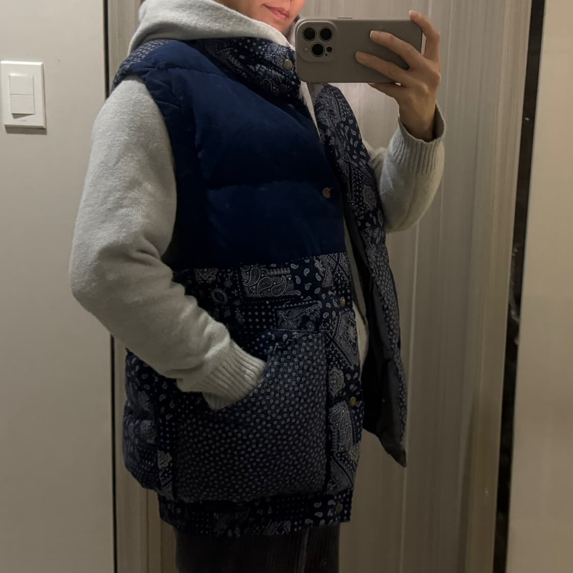 The Ilma 더 일마   리버시블 패딩 조끼 베스트  사이즈 L 상품이미지8